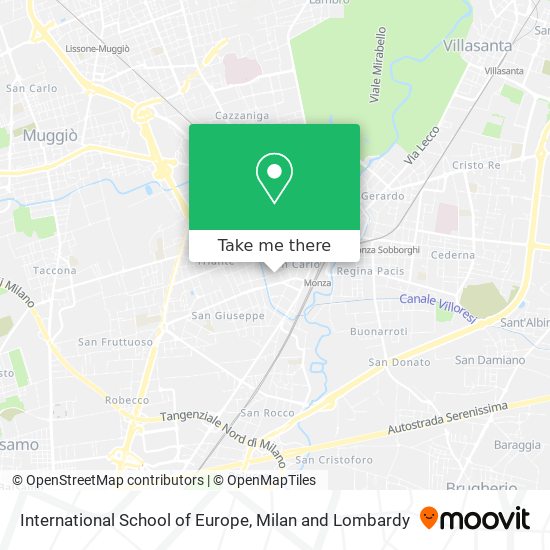 International School of Europe map