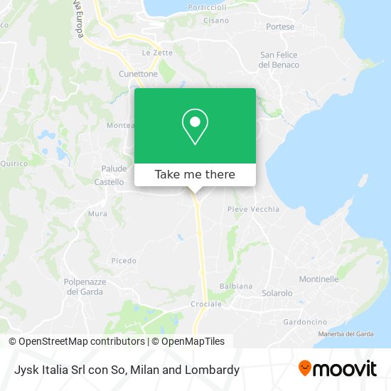 Jysk Italia Srl con So map