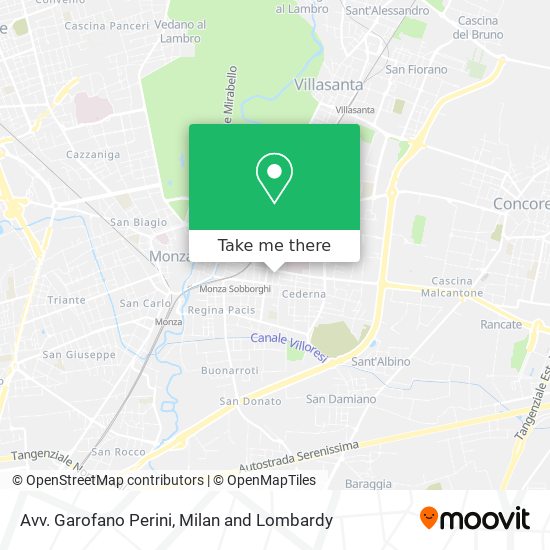 Avv. Garofano Perini map