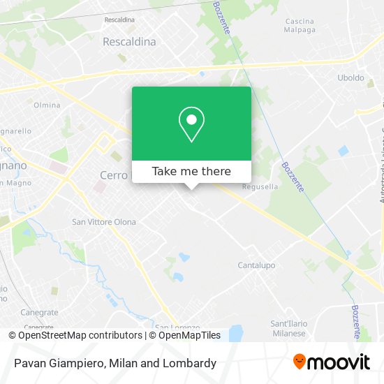 Pavan Giampiero map
