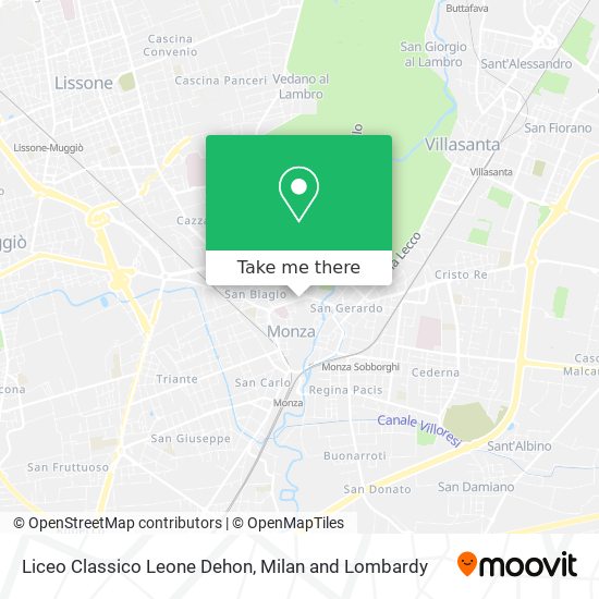 Liceo Classico Leone Dehon map