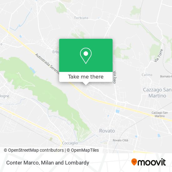 Conter Marco map