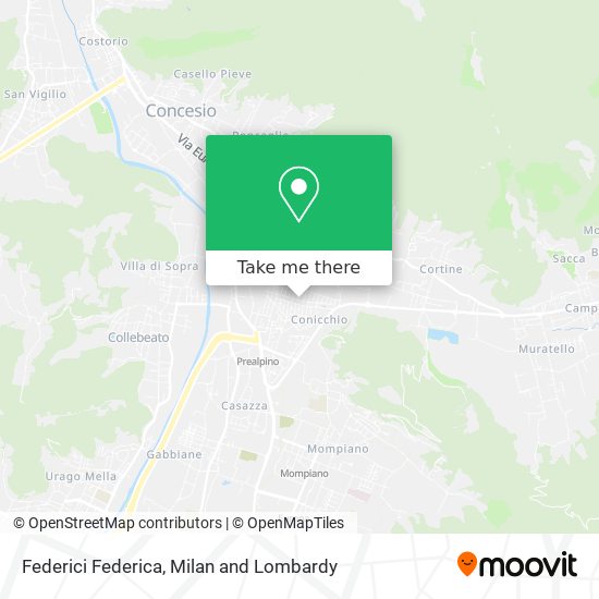 Federici Federica map