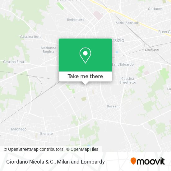 Giordano Nicola & C. map