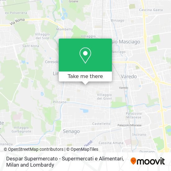 Despar Supermercato - Supermercati e Alimentari map