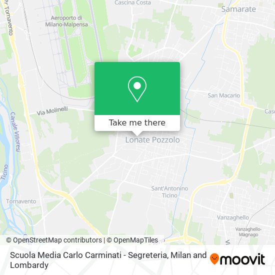 Scuola Media Carlo Carminati - Segreteria map