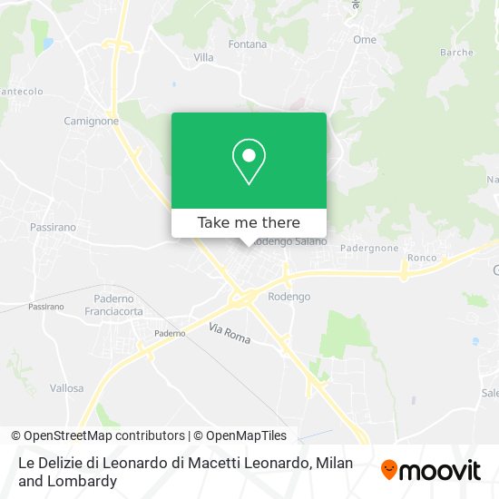 Le Delizie di Leonardo di Macetti Leonardo map