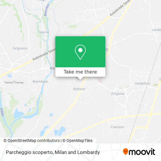Parcheggio scoperto map