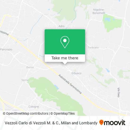 Vezzoli Carlo di Vezzoli M. & C. map
