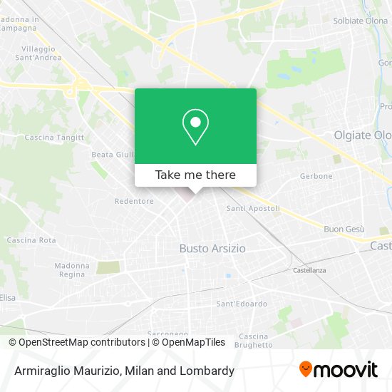 Armiraglio Maurizio map