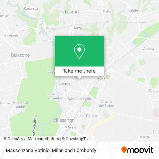 Massenzana Vatinio map