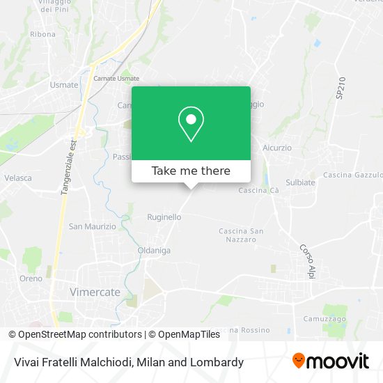 Vivai Fratelli Malchiodi map