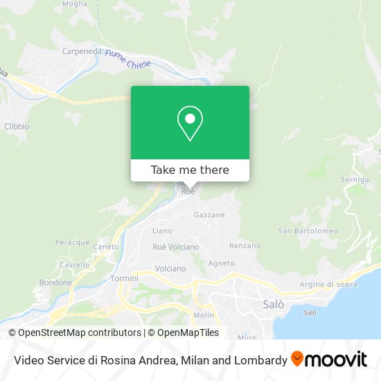 Video Service di Rosina Andrea map