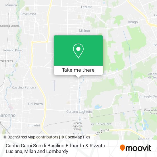 Cariba Carni Snc di Basilico Edoardo & Rizzato Luciana map
