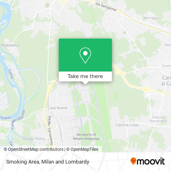 Smoking Area map