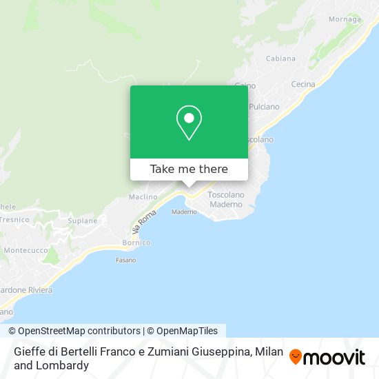 Gieffe di Bertelli Franco e Zumiani Giuseppina map