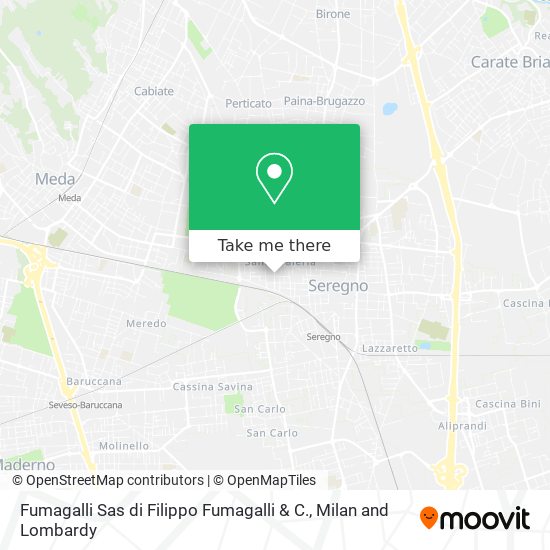 Fumagalli Sas di Filippo Fumagalli & C. map