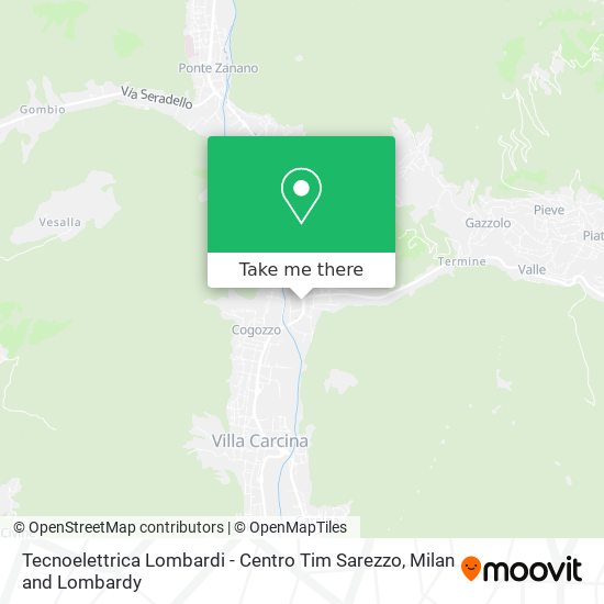 Tecnoelettrica Lombardi - Centro Tim Sarezzo map