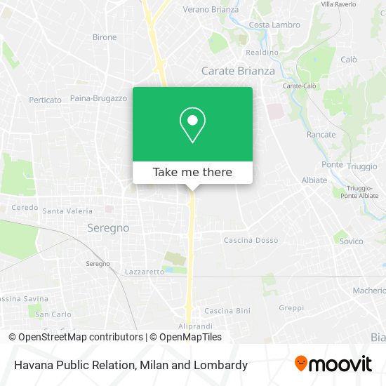 Havana Public Relation map
