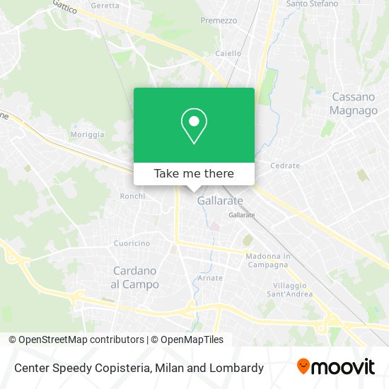 Center Speedy Copisteria map