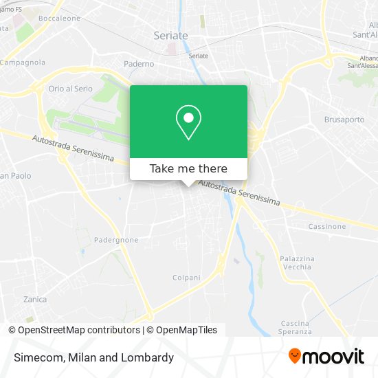 Simecom map