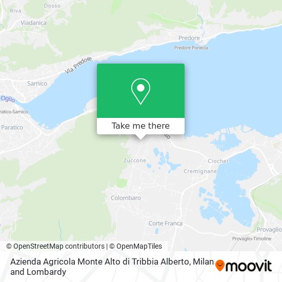 Azienda Agricola Monte Alto di Tribbia Alberto map