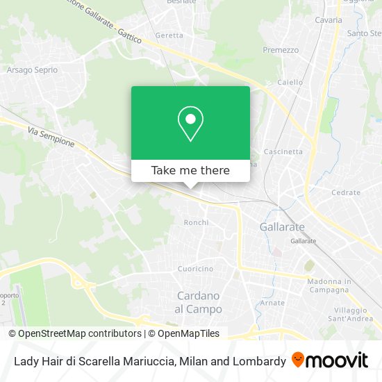 Lady Hair di Scarella Mariuccia map