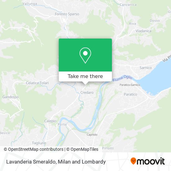 Lavanderia Smeraldo map