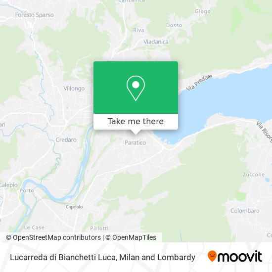 Lucarreda di Bianchetti Luca map