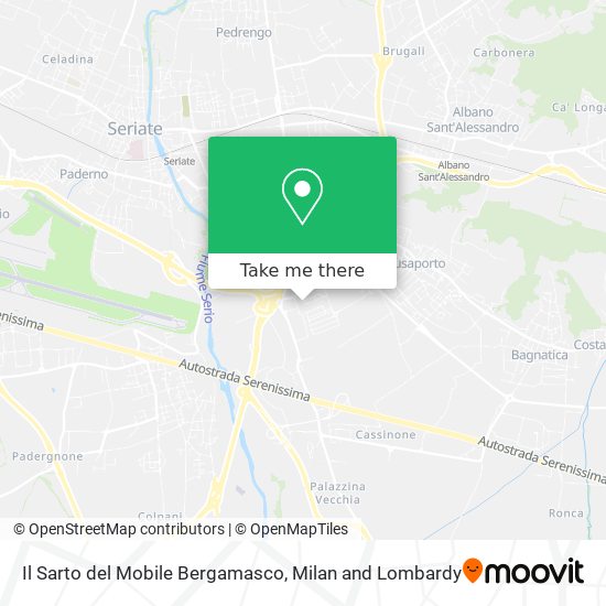 Il Sarto del Mobile Bergamasco map