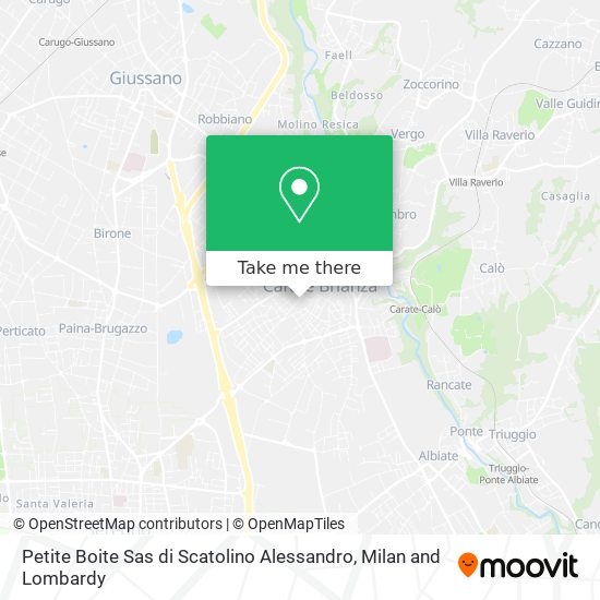 Petite Boite Sas di Scatolino Alessandro map