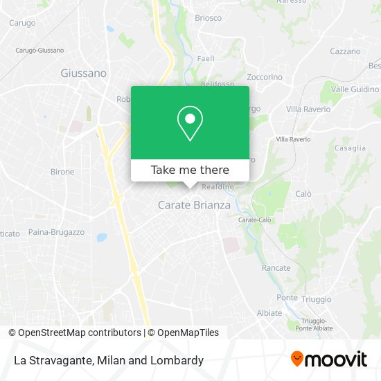 La Stravagante map