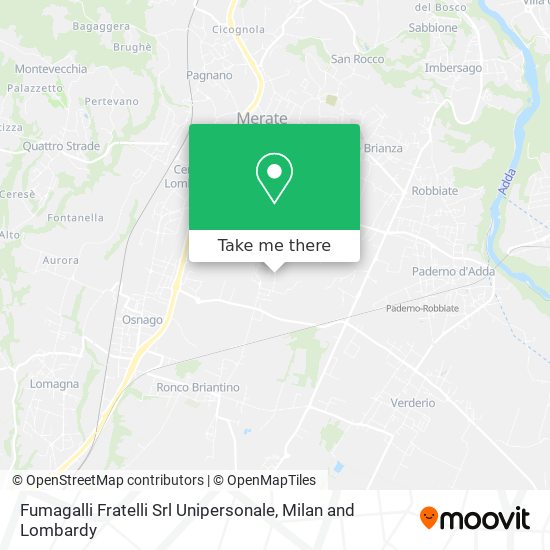 Fumagalli Fratelli Srl Unipersonale map