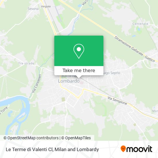 Le Terme di Valenti Cl map