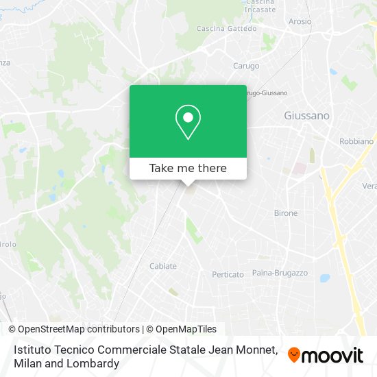 Istituto Tecnico Commerciale Statale Jean Monnet map