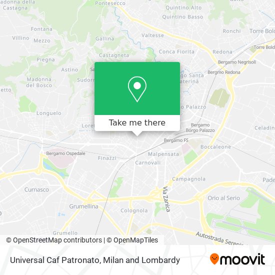 Universal Caf Patronato map