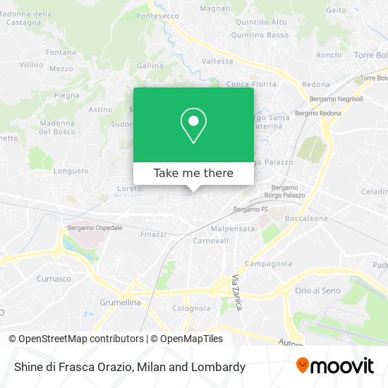 Shine di Frasca Orazio map