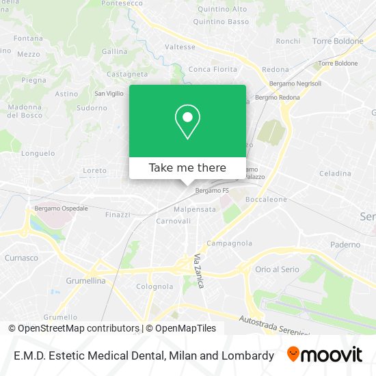 E.M.D. Estetic Medical Dental map