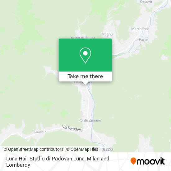 Luna Hair Studio di Padovan Luna map