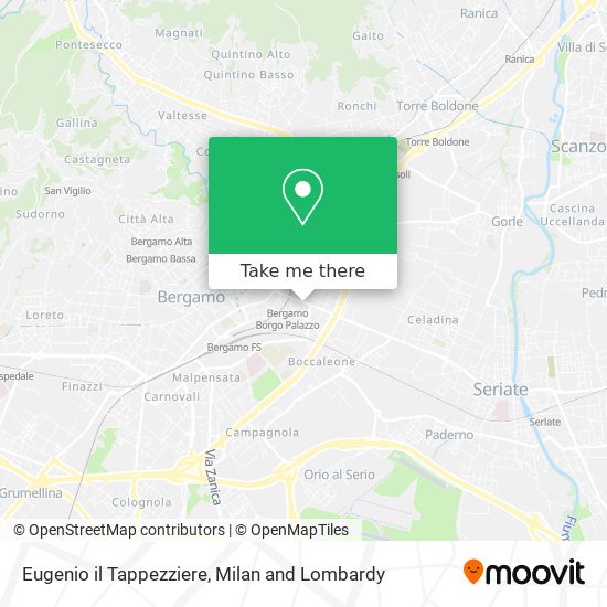 Eugenio il Tappezziere map