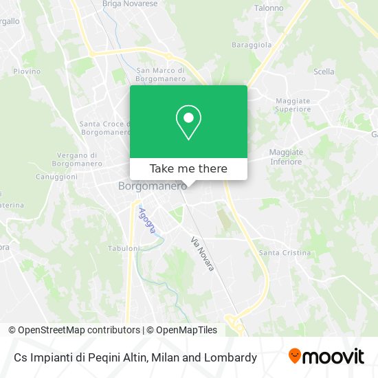 Cs Impianti di Peqini Altin map