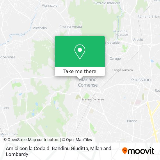 Amici con la Coda di Bandinu Giuditta map