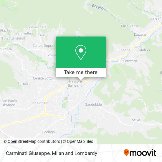 Carminati Giuseppe map