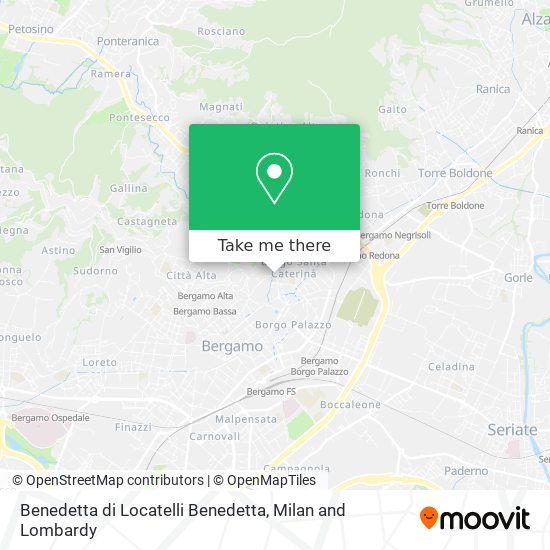 Benedetta di Locatelli Benedetta map