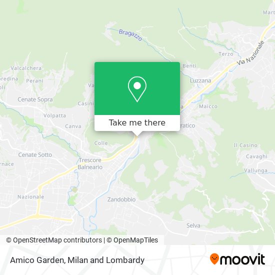 Amico Garden map