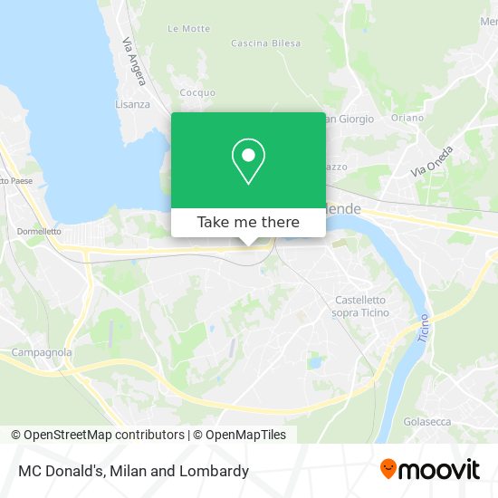MC Donald's map