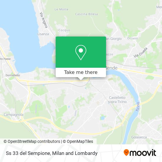 Ss 33 del Sempione map