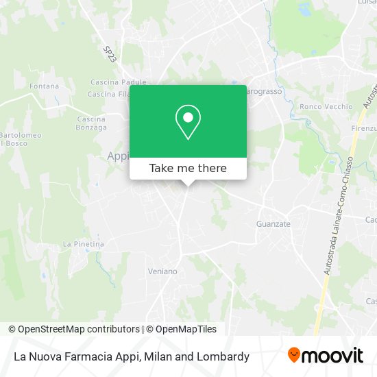 La Nuova Farmacia Appi map