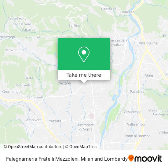 Falegnameria Fratelli Mazzoleni map