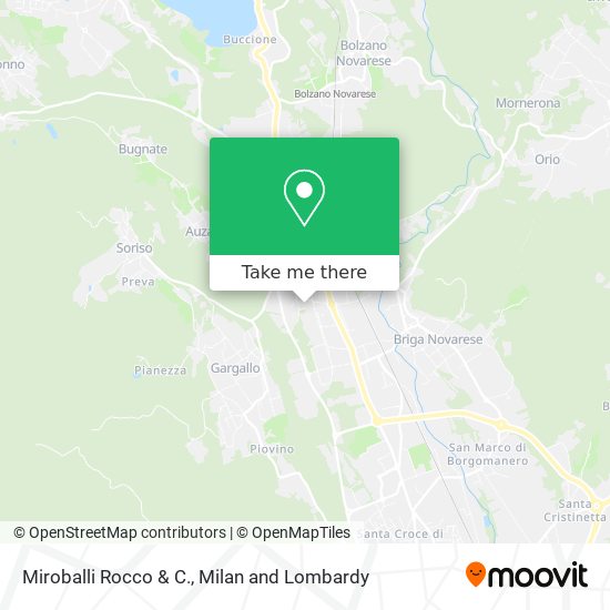 Miroballi Rocco & C. map